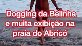 Belinha's Passionate Quest for Cocks Leads to Beach Doggie Orgasms
