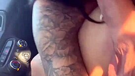 Uber Driver Gets Blowjob While Driving POV