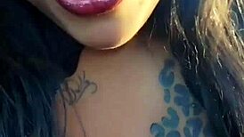 Blackvelvet gets caught playing with her kitty and tits