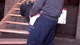 Feeling Submissive as New Employee Under Rough Foreman at Construction Site