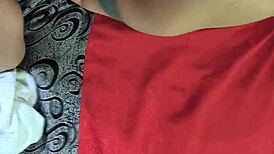 Cute violet shaking sucking in bent over doggystyle