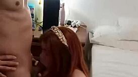 Tattooed Brooklyn Chase Rides Hard Cock with Busty Power