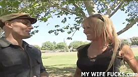 See Your Wife Taken by a Huge Cock Male Pornstar in Femdom Scene