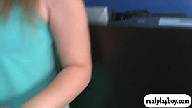 Pretty Babes Flash Tits and Ass for Cash in Garage!