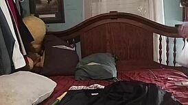 Oh man, stretching that tight ass with a massive anal dildo feels insanely good!