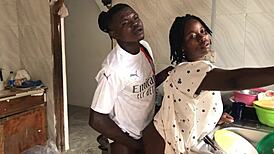 Hey, that kitchen romp with the sexy ebony maid was wild freestyle fun! 🔥🍑