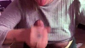 Blonde Amateur Slut Gives Deepthroat Blowjob To Black Lover With Natural Tits And Cum Finish