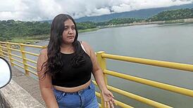 you left me, stranger, but now you're spanking my big ass hard in this corset