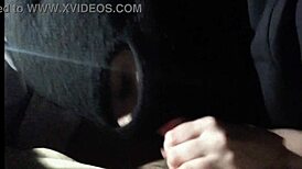 Femdom Blowjob Occurs In Car With Girlfriend.