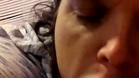 I sucked a big black cock as a mature bbw.