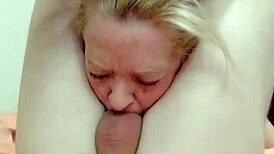 my bitch swallowing my dick like a whore