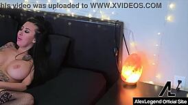 Alex Legend Creampies Cheating Wife Brunette Lily Lanes in Missionary, Bent Over Blowjob, Deepthroat, Cunilingus, Cum on Tits