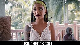 Freeuse Tiny Asian Teen Stepdaughter As Fuck Toy For Debt