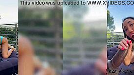 bbc makes latina chloe amour orgasm rough in outdoor trees with troy francisco 😍.