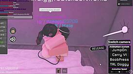 fucking that hot roblox girl with big tits