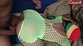 Hot Black Girl's Great Ass Gets Fucked Hard!