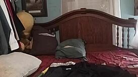 Oh man, stretching that tight ass with a massive anal dildo feels insanely good!