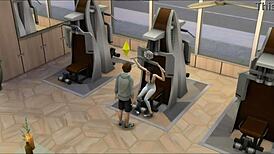 Watch sims fuck in the gym!