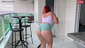 Look what this maid does to provoke me!