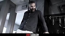 Italian house maid has reality encounter with pervy boss