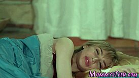Pretty MILF licks teen pussy first time!