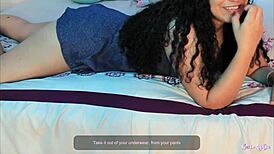 agatha guides your masturbation with a countdown