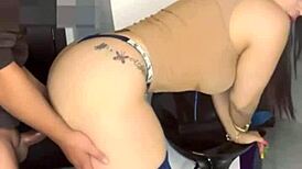 Mature Colombian Seduced Son's Best Friend Alone