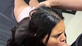 colombian girlfriend likes rough doggy before study