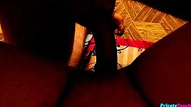 Grandmother Bends Over To Thank Her Son-In-Law For Cleaning