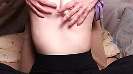 Amateur Wife Receives Tickling and Light BDSM Nipple Play in Homemade Domination Session