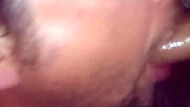 i'm suckin a big shemale cock deepthroat style, monster cock in my mouth