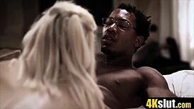 Cute chloe cheery gets a blindfold surprise and a bbc