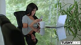 Tushy Horny Ex-Girlfriend Craves Anal Gaping With Brunette Friend