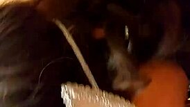 Masked Amateur Gives Blowjob Leading To Cumshot.