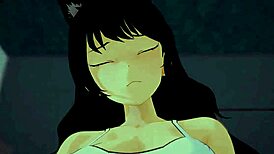 Team rwbys workout includes pov creampie action.