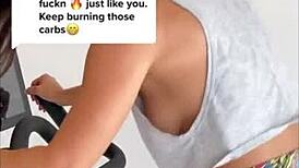 Girl Experiences Nipslip While Working Out in Tight Top