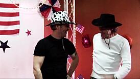 brooke and austin fuck couple in foursome