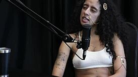 Feel that cock entering, she charges for patience, takes nude photos for masturbation, prostitution for those who like people - Bibi Hourani in sheer red!