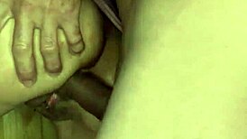 Bold anal fucking of skinny Latina wife with monster cock while husband watches