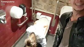 Bodybuilder Legs Spread For Wet Doggystyle And Blowjob In Public