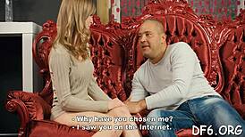 Russian Teen's First Time Defloration With Fingering And Sucking