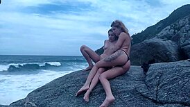 Brazilian amateur, are your small tits ready for the rocks?