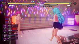 Intense Lesbian Battle 2: Pussy Licking And Scissoring Action