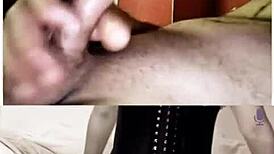 Toi et moi, l'amour pour toujours on webcam with shaved pussy and nylon