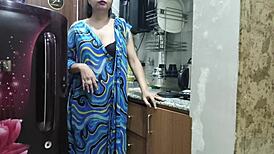 Why watch when you can join and fuck your Indian stepmom in kitchen?