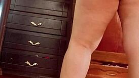 suzuna komiya flaunts her thick tits in black