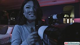 i'm ember fiera, horny trans star shooting scene