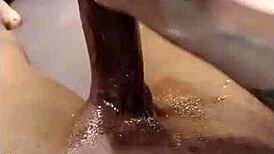 I massage my big cock in pov