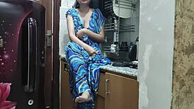 Why watch when you can join and fuck your Indian stepmom in kitchen?