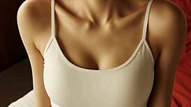 i love this cute model's bare feet in fancy eastern european lingerie